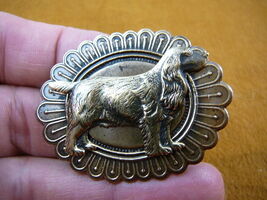 (b-dog-22) Cocker Spaniel breed puppy brass clasp pin pendant dog dogs j... - $13.29