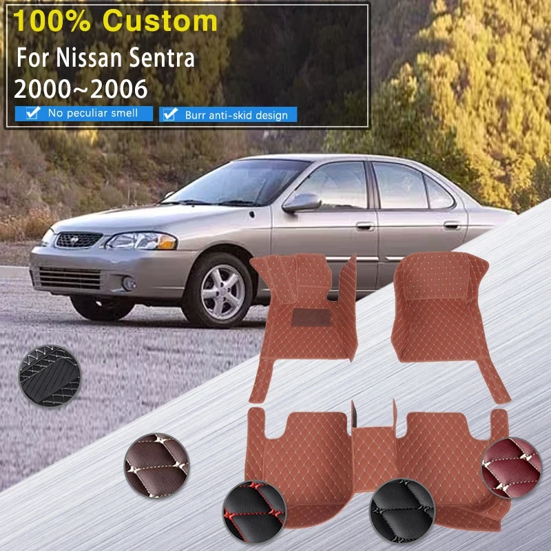 Car Floor Mats For Nissan Sentra B15 MK5 2000 2001 2002 2003 2004 2005 2006 - £39.69 GBP+