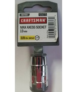 CRAFTSMAN Max Axess 3/8&quot; Drive 13mm 6 Pt Go-Thru Pass-Through Socket 292... - £12.03 GBP