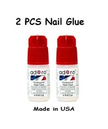 2 PCS ADORO Super Nail Glue Nail Art Clear Adhesive Bond Acrylic Made in... - €3,65 EUR