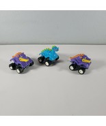 Dino Crawlers Lot of 3 Wind Up Toy Car Dinosaur Burger King 1994 Kids Cl... - £8.69 GBP
