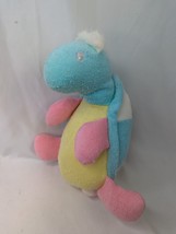 Dan Dee Turtle Terry Cloth Plush Pastel Rattle 11 Inch Long Stuffed Anim... - $39.95