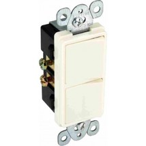 Orbit 2DS15-I 15A DOUBLE COMB. DECOR. SWITCH -IVORY - $12.85