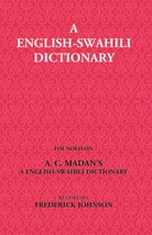 A English-Swahili Dictionary [Hardcover] - £42.59 GBP
