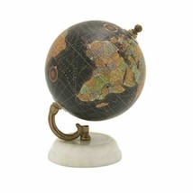 Deco 79 Wood Metal Marble Globe 13cm W, 18cm H. Brand New - £48.87 GBP