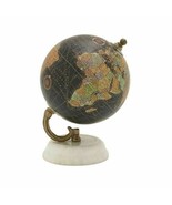 Deco 79 Wood Metal Marble Globe 13cm W, 18cm H. Brand New - £48.98 GBP