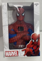 Marvel Comic Books Hero Spider-man Coin Bank  PVC Plastic Bust Piggy Bank 2006 - $20.27