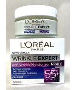 L&#39;oreal Wrinkle Expert Anti-Wrinkle Night Moisturizer 55+ 1.7 Oz / 50 ml... - $9.00