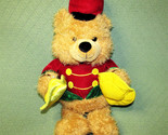 22&quot; BEAR PLUSH WALMART CYMBOLS BAND TEDDY Stuffed Animal CYBOLIST HOLIDA... - £20.46 GBP