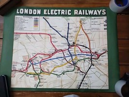 2009 London Electric Railways Cavallini Papers And Co Poster 27 1/2&quot; X 19 1/2&quot; - $19.79