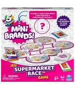 5 Surprise Mini Brands Supermarket Race Game Board Game w/ 2 Collectible... - £12.63 GBP
