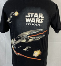Vintage Star Wars T Shirt Mens Large Episode 1 Promo Lucasfilm 90s Darth Vader - £63.03 GBP