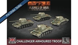 Challenger Armoured Troop British Late War Flames of War NEW - £52.32 GBP
