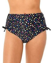 Salt + Cove Juniors Hearts Printed High-Waist Bikini Bottoms, Size Medium - £10.09 GBP