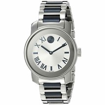Movado 3600354 Bold Silver Dial Two-tone Ladies Watch - £217.50 GBP