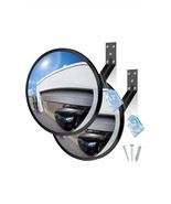 12 inch Acrylic Convex Mirror, Adjustable Wide Angle View Indoor Securit... - $637.91 MXN