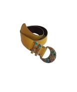 Vintage Sandy Duftler Designer Wide belt with stones on buckle Size 26&quot; - $699.86 MXN