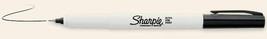 1 ShArPiE Ultra fine tip point BLACK MARKER permanent ink pen san37161 m... - $12.20