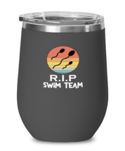 Wine Glass Tumbler Stainless Steel  Funny RIP Swim Team  - £26.33 GBP