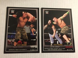 Two 2015 Topps WWE John Cena Cards Trading Cards - $2.66