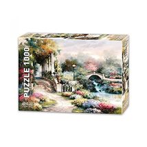 LaModaHome 1000 Piece Garden Retreat Detached House Collection Jigsaw Puzzle for - £24.99 GBP