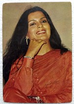 Bollywood Actor Zeenat Aman Rare Old Original Postal Postal India Estrella - £31.51 GBP