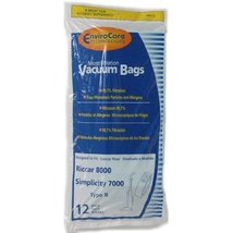 Riccar Vacuum Bags Type B 12 Pack by Envirocare 846-12 - $16.17