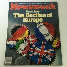 VTG Newsweek Magazine April 9 1984 - The Decline of Europe / Newsstand - £18.98 GBP