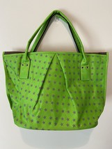 New, Esbag Collection Vinyl Lime Green With Grey Stars. 17’’w - 11’’ Long - $11.29