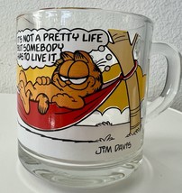 McDonalds Garfield And Odie In A Hammock Glass Mug Anchor Hocking - Made... - $127.58 MXN