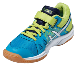ASICS Kids Sneakers Pre-Upcourt Ps Snug Solid Blue Green Size AU 3 C414N - £30.56 GBP