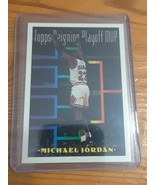 Michael Jordan Basketball Card 1993-1994 Topps Reining Playoff MVP #199 - $12.19