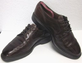 Allen Edmonds Mapleton Men&#39;s (9 D) Thick Brown Leather Oxford Dress Shoe Usa - £49.21 GBP