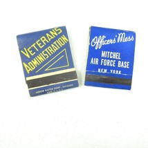 2 Vintage Matchbook Veterans Administration Mitchel Air Force Base Officers Mess - £11.79 GBP