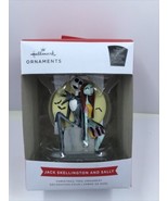 Hallmark Ornament  Nightmare Before Christmas Jack Skellington &amp; Sally  NIB - £12.41 GBP