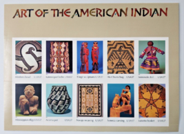 2003 USPS Stamp 10 per Sheet Art of The American Indian MMH B9 - £15.16 GBP
