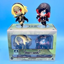 Gravity Rush 2 Kat and Raven 4&quot; Vinyl Figure Statue Set Official Sony PS4 Anime - £99.05 GBP