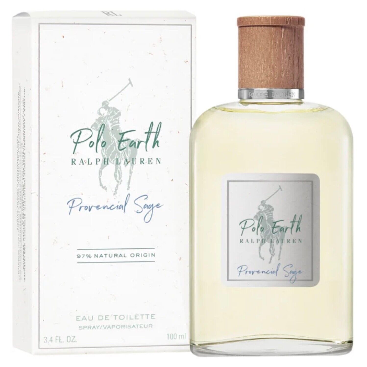 Primary image for Ralph Lauren Polo Earth Provencial Sage EDT Spray 3.4 OZ Brand New free ship