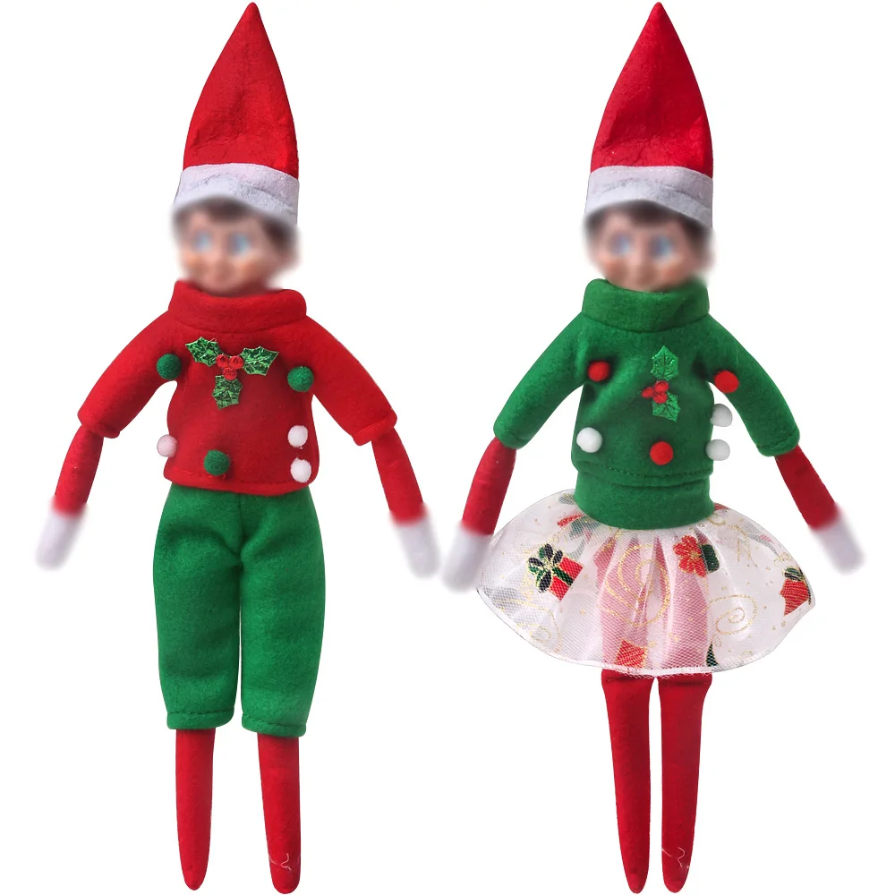 Game Fun Play Toys One Piece Kawaii Christmas Green Collection Elf Doll Accessor - £23.11 GBP