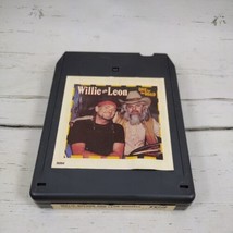 WILLIE and LEON One For The Road  8 Track Cassette Tape Untested  - £6.12 GBP