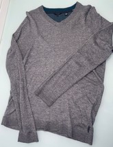 Ted Baker Men Sweater Size 4 ( Large L ) Cashmere Wool Silk V Neck Light... - $29.67