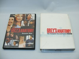 Grey&#39;s Anatomy The Complete Season 1 and Season 2 Uncut DVD Sets Used - £9.36 GBP