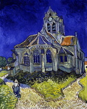 Decor The Church by van Gogh Oil Painting Giclee Printed on Canvas - £6.76 GBP+