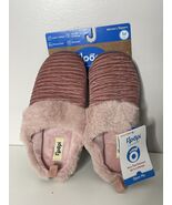 Floopi Womens Medium Aztec Fur Lined Trim Clog Closed Toe House Slipper ... - $21.24