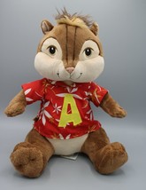 Build-A-Bear Alvin &amp; The Chipmunks ALVIN 13&quot; Stuffed Plush Red Hawaiian A shirt - £15.52 GBP
