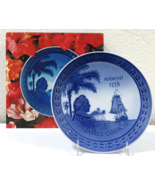 1978 Royal Copenhagen James Cook Hawaii 1778 Historical Plate and Box - $277.76 MXN