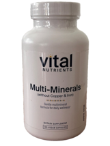 Vital Nutrients - Multi-Minerals - Citrate/Malate Formula (No Copper or Iron) - - $17.00