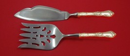 Les Cinq Fleurs by Reed and Barton Sterling Silver Fish Serving Set Custom HHWS - £119.99 GBP