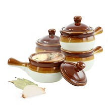Elama 4 Piece Long Handle 15 Ounce French Onion Soup Bowl with Lid - $1,350.10 MXN