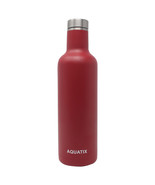 Aquatix 25 ounce Red Wine Bottle. Vacuum Insulated Pure Stainless Steel - $36.10 CAD